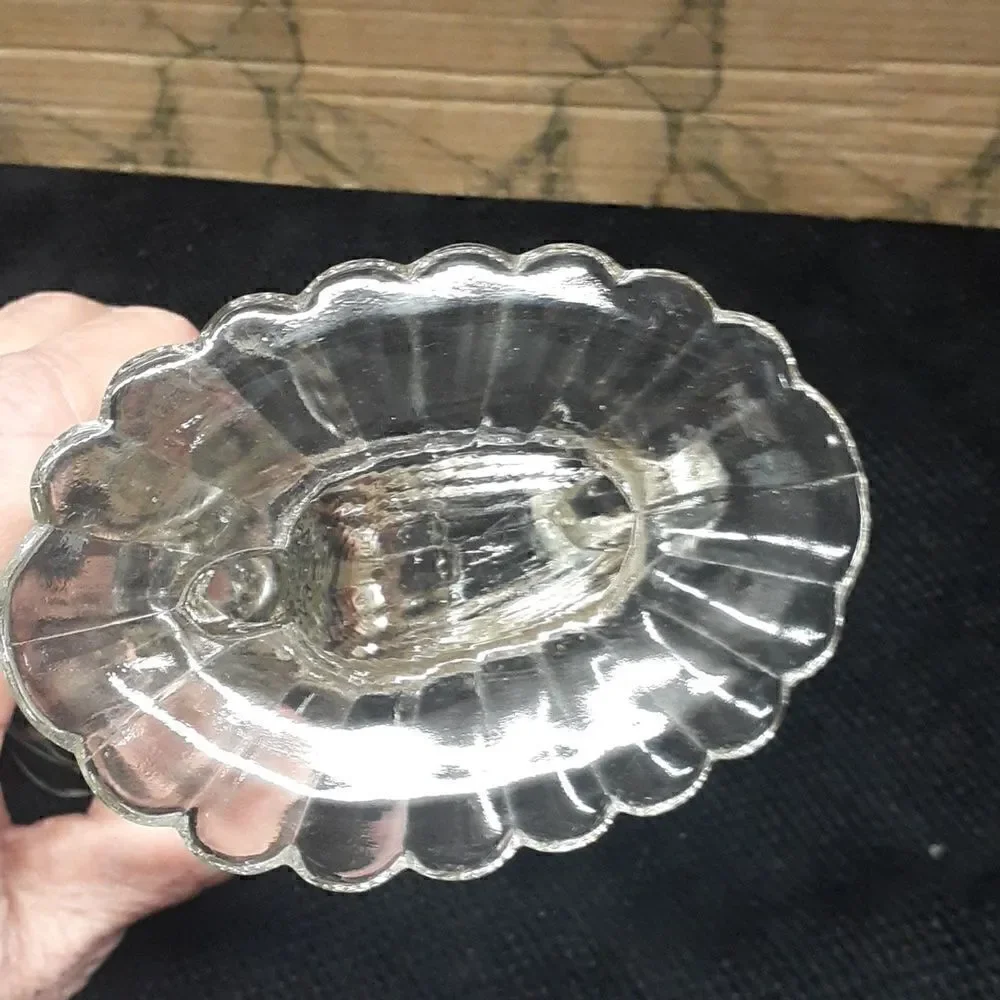 depresssion glass vintage clear